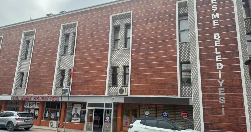 CHP'li Eşme Belediyesi'ne yolsuzluk soruşturması. Eşme Belediye Başkanı Tozan ve iki çalışan tutuklandı