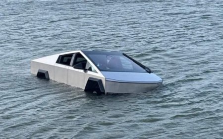SON DAKİKA HABERLER: 'Suda gidiyor' denen araç saniyeler içinde battı! Tesla'nın özelliği çalışmadı, sürücü gözaltına alındı