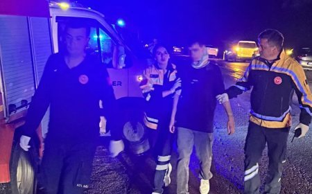 50 metreden uçuruma devrilen araçta 1 ölü, 3 yaralı