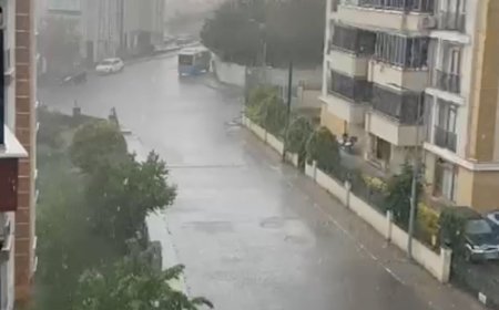 Tekirdağ’da sağanak ve dolu etkili oldu