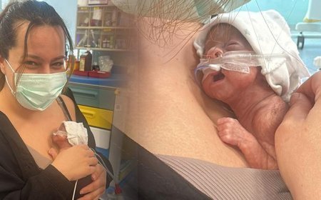 Mucize bebek Leyloş, kep ve cübbeyle taburcu oldu: Küçücüktü, tutamadım bile