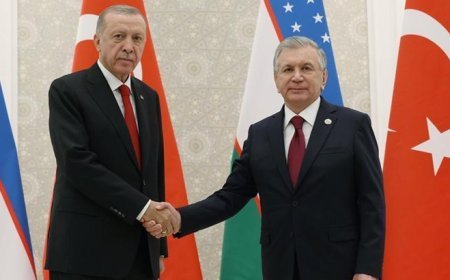 Denizli'deki feci kaza nedeniyle Özbekistan Cumhurbaşkanı Mirziyoyev'den Erdoğan'a taziye mesajı