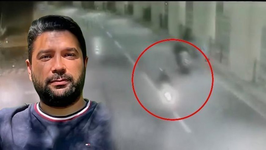 Taksim’de feci motosiklet kazası! Savrularak yere düşen genç sürücü hayatını kaybetti: O anlar kamerada