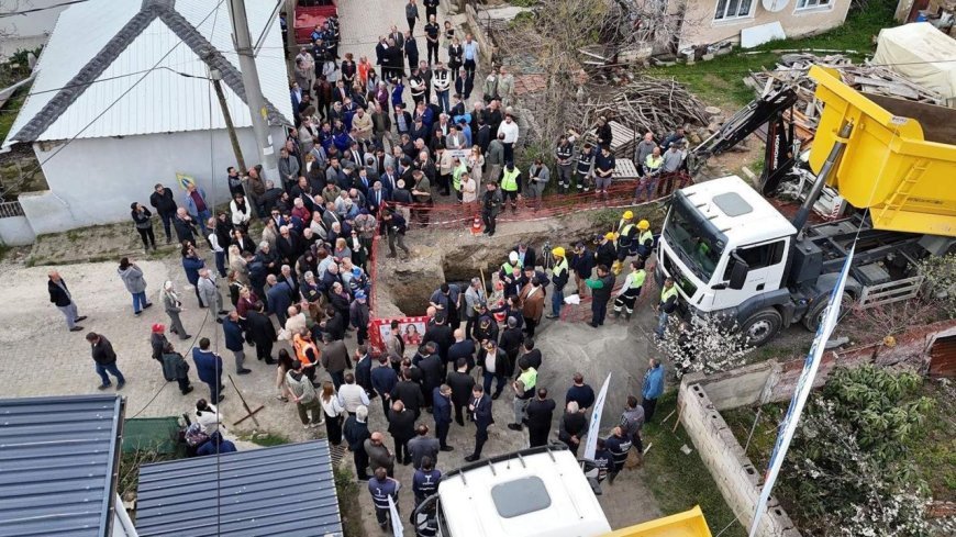 Marmaraereğlisi'nde altyapı çalışmaları; Yeniçiftlik etabında yüzde 50 seviyesine ulaşıldı
