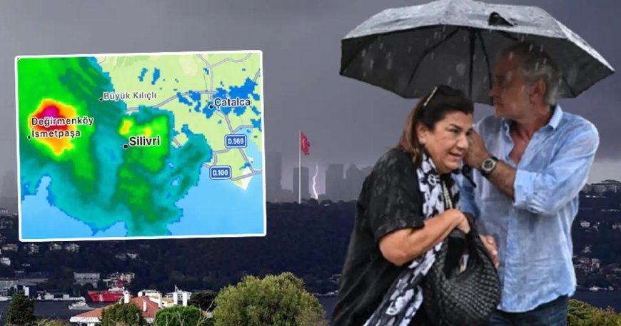 Kırmızı kütle İstanbul'a ilerliyor: AKOM'dan dört ilçe için son dakika uyarısı