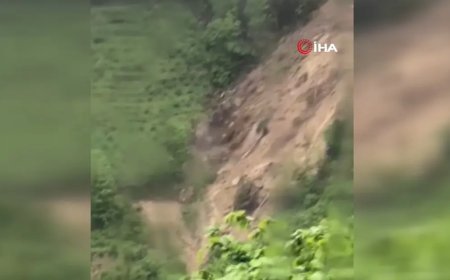 Heyelan riski nedeniyle toplam 33 konut tahliye edildi