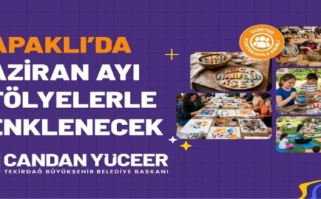 KAPAKLI SOSYAL YAŞAM MERKEZİ'NDE HAZİRAN AYI ETKİNLİK TAKVİMİ AÇIKLANDI