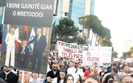Arnavutluk ayakta!