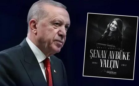 Cumhurbaşkanı Erdoğan, şehit öğretmen Aybüke Yalçın'ı andı! 'Yüreğimizde yaşayacak'