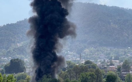 Pakistan'da askeri helikopter düştü! Tüm mürettebat hayatını kaybetti