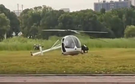 Acil iniş yapan helikopter kontrolden çıktı! Yaralılar var