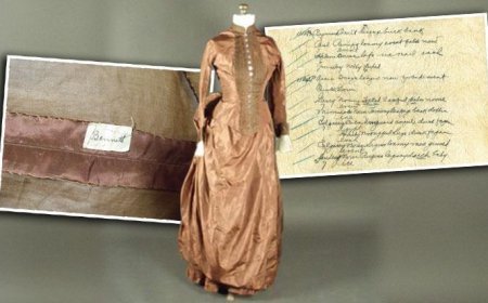 130 yıllık gizem çözüldü! İşte ipek elbiseden çıkan şifreli notların sırrı