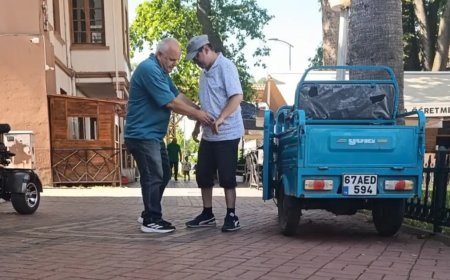 "Her baba evladı için yaşar" sözüne hayat verdi. Ömrünü engelli oğluna adadı