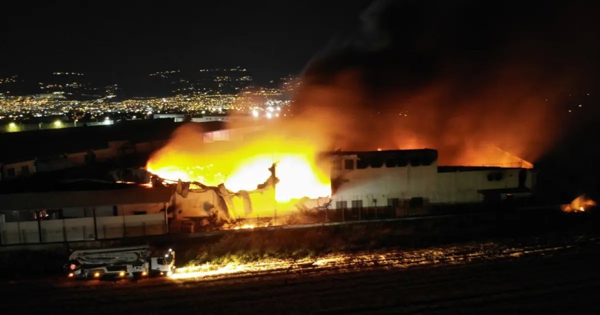 Kahramanmaraş’ta tekstil fabrikasında yangın