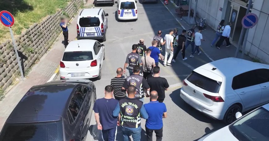 Trafikte konvoy yapan 10 sürücüye 230 bin lira para cezası