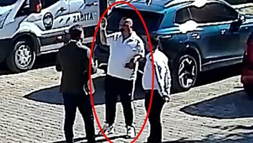 Dinar Belediyesi önünde hareketli dakikalar! Başkanın aracının yanında kesici aletle beklerken yakalandı