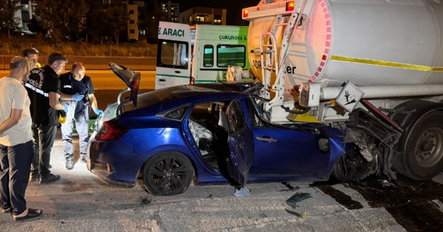 Emniyet şeridinde feci kaza. Baba öldü, 2 çocuk yaralandı